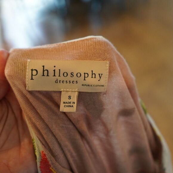 Philosophy Floral Lace Embroidered Romantic‎ Long Sleeve Women's S - Picture 4 of 5